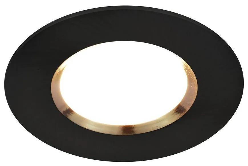 NORDLUX DORADO inteligentné zapustené osvetlenie LED, 4,7 W, 8,5 cm, okrúhle, čierne