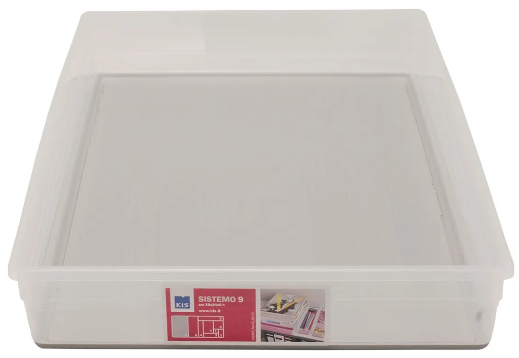 Curver Úložný box Sistema 9 - 24x39x5cm šedý