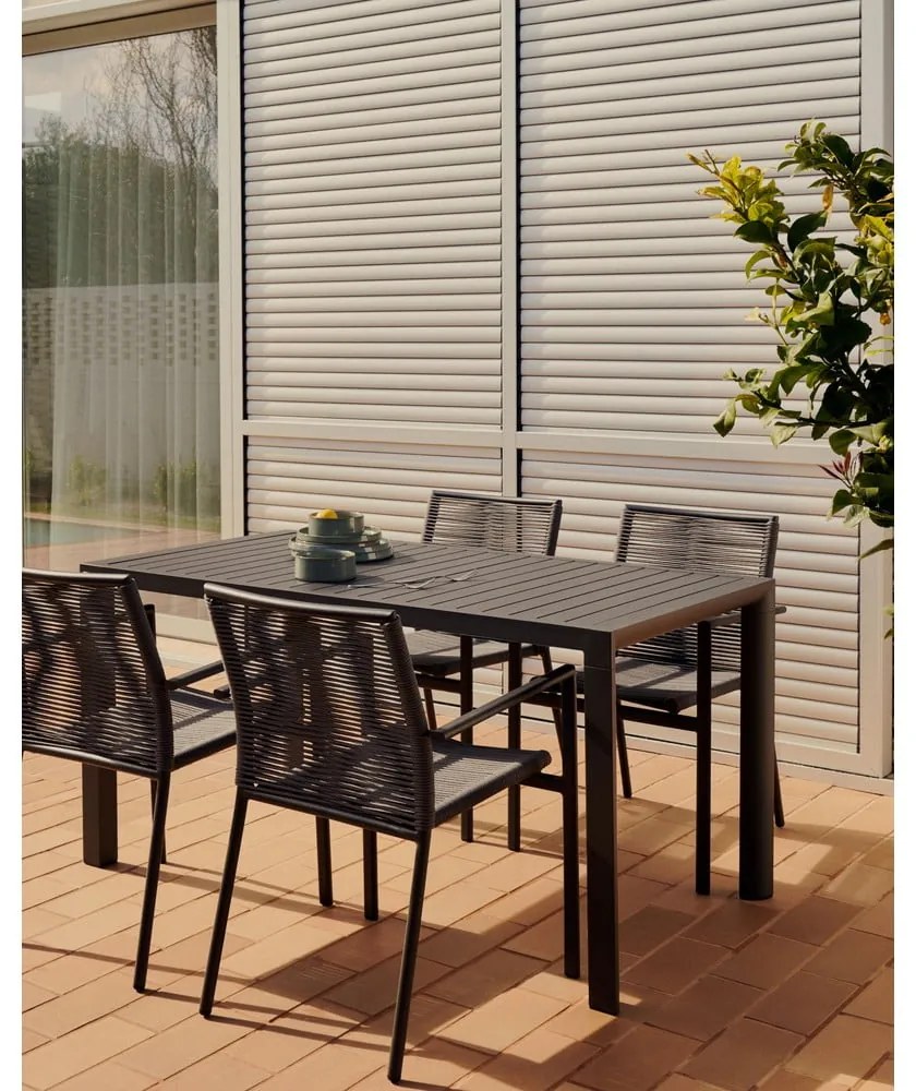 Hliníkový záhradný jedálenský stôl 77x150 cm Culip – Kave Home