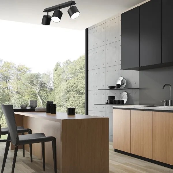 Bodové svietidlo DIXIE 3xGX53/11W/230V čierna