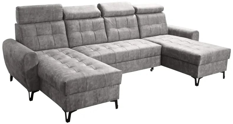 Sedacia súprava Lavante U, sivá (country 17)