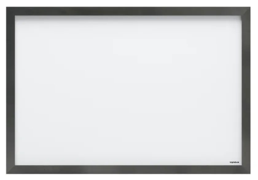 Toptabule.sk Biela tabuľa na magnetky v drevenom čiernom ráme 200x100 cm