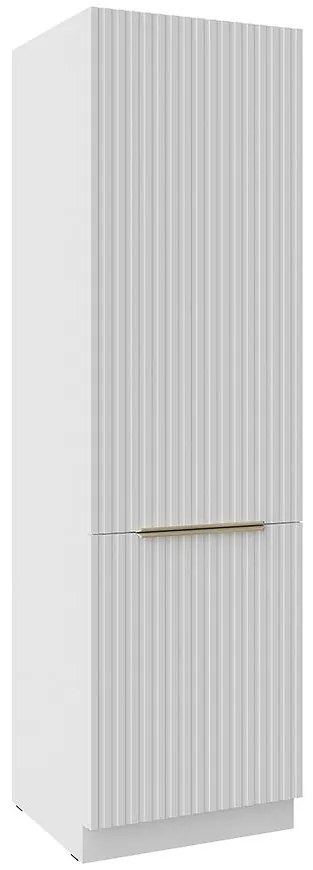 Kuchynská Skrinka Tuluza 60DK-210 2F biely mat lamel