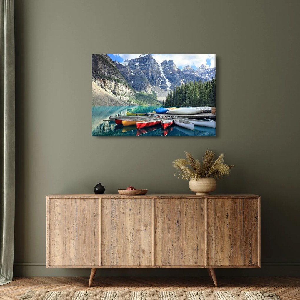 Obraz - Moraine Lake (90x60 cm)