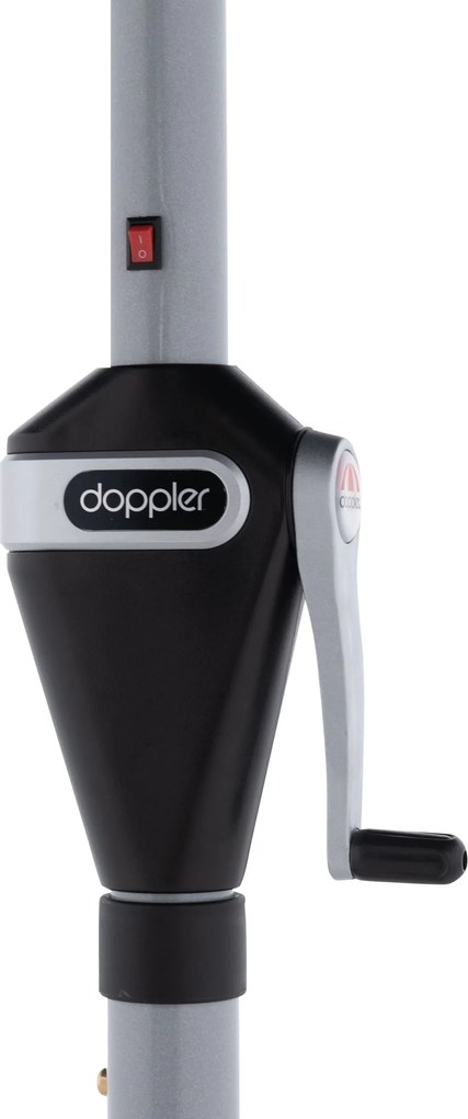 Doppler ACTIVE 3 m - naklápací slnečník s LED osvetlením - 2. akosť (S306)