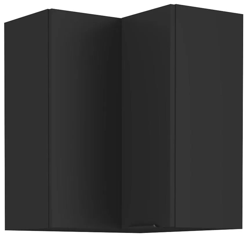 Kuchynská skrinka Siena čierna mat 60x60 Gn-72 1f (90°)