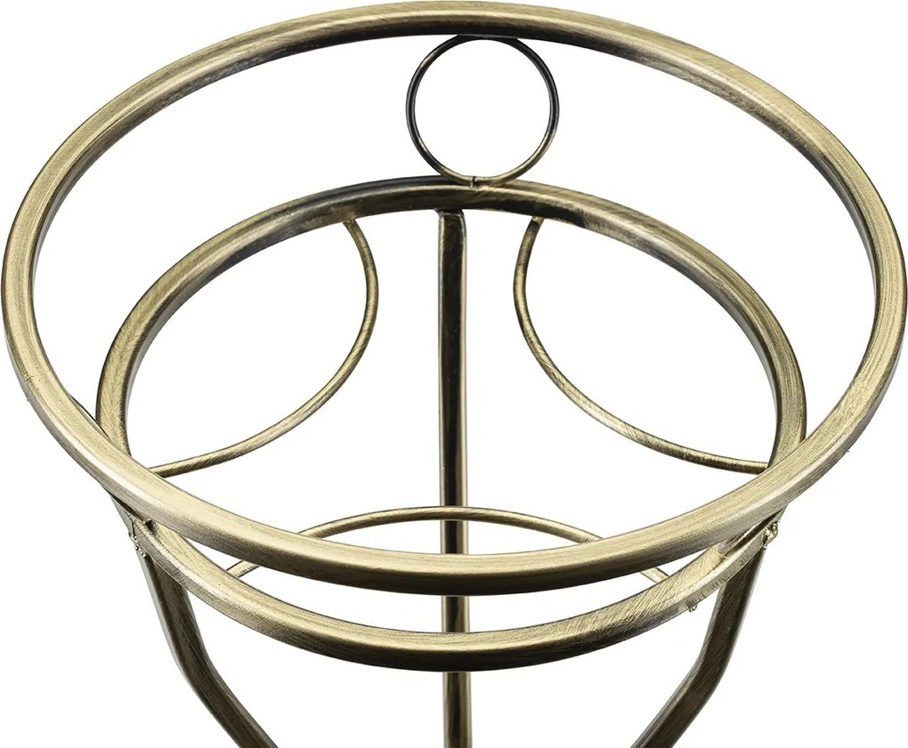 STOJAN NA KVETINÁČ SHANE 60X28 CM ZLATÁ