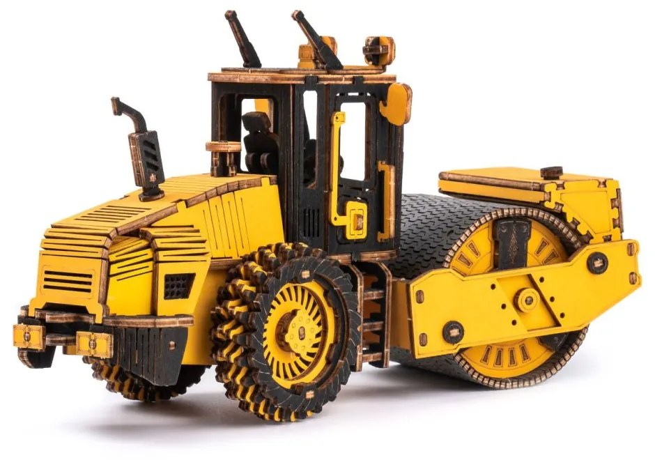 Robotime Rokr 3D dřevěné puzzle Silniční válec 149 ks