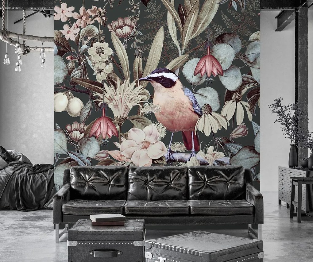 Gario Fototapeta Abstrakcia vtáčej prírody - Andrea Haase Materiál: Vliesová, Rozmery: 200 x 200 cm