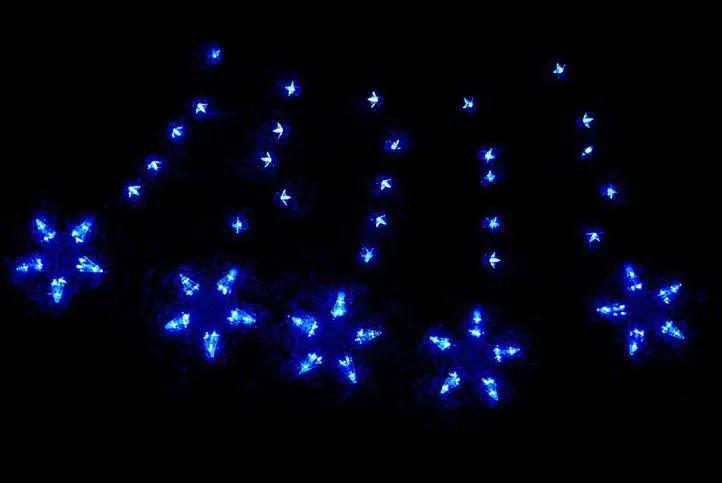 Vianočné osvetlenie 100 LED hviezdy