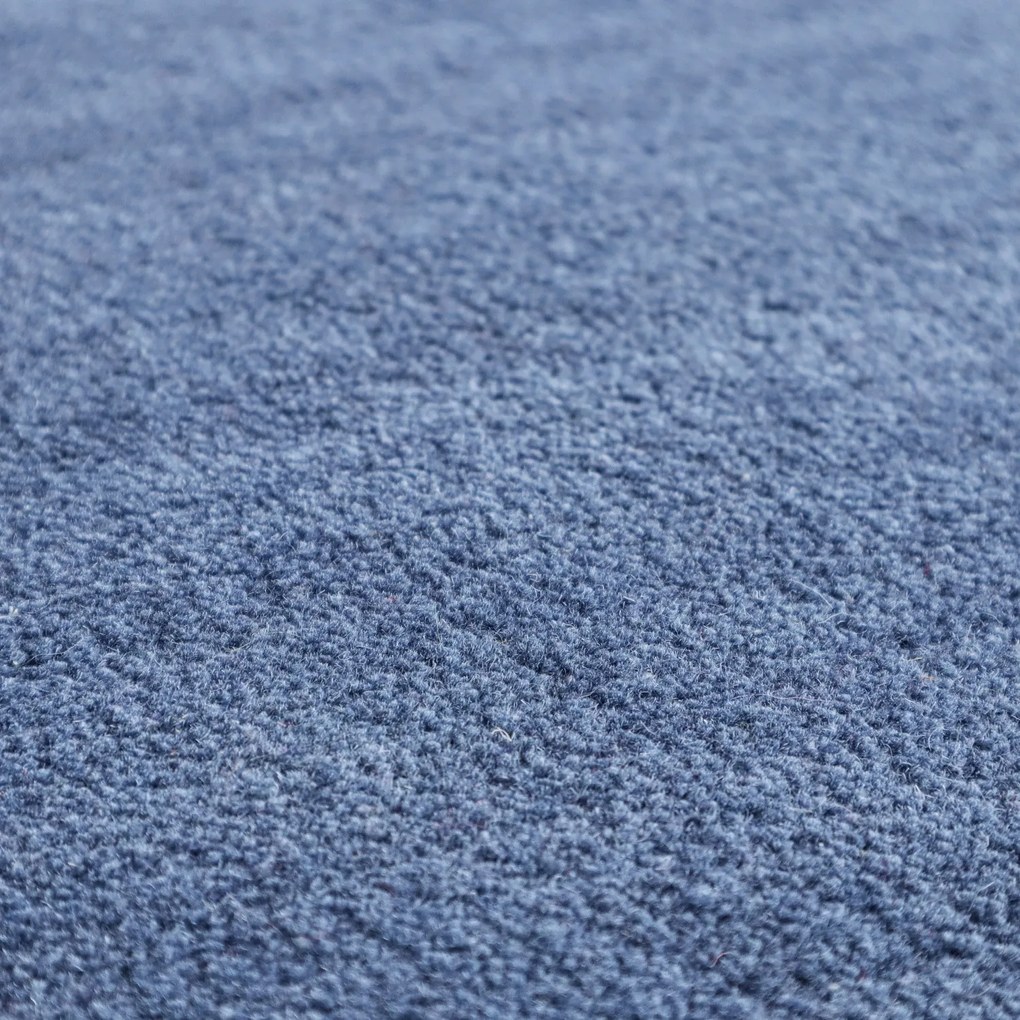 Asra, Ručne všívaný kusový koberec Asra wool modrá, 60x110, modrá, obývacia izba