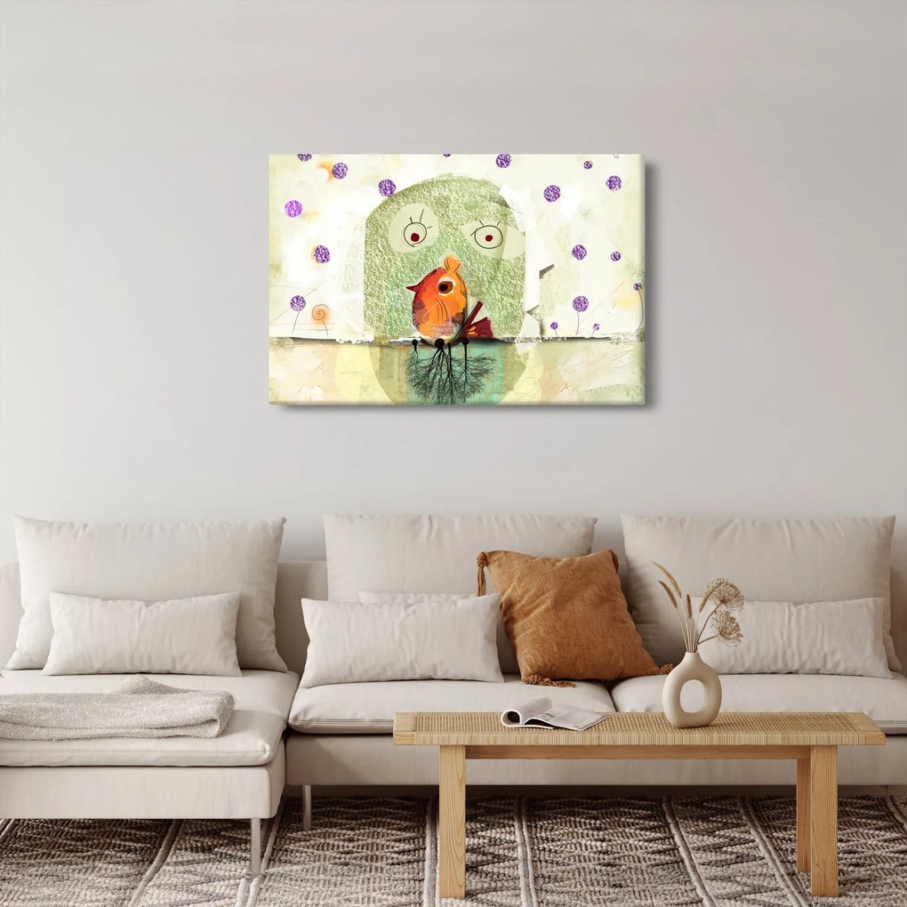 Obraz - Duša vtáčika (90x60 cm)