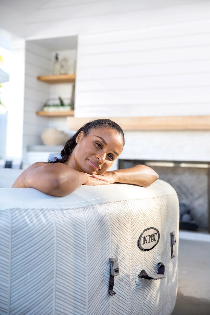 Whirlpool INTEX PureSpa Chevron Bubble Deluxe pre 4 osoby