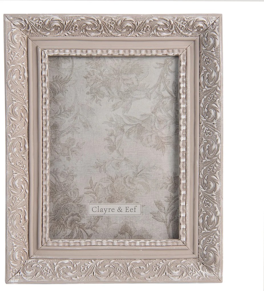 Vintage rámik na fotografie s ornamentami - 19 * 2 * 24 cm / 13 * 18 cm