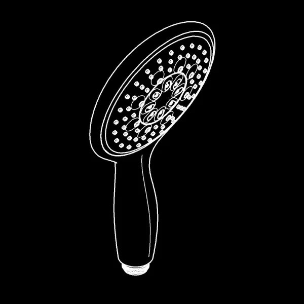 GROHE 26107000 - Ručná sprcha VITALIO RAIN 130 mm, lesklý chróm