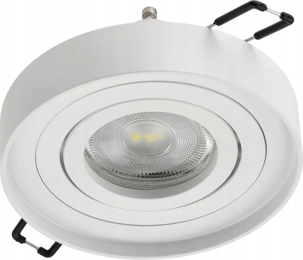 Pohyblivé zapustené svietidlo GU10 s 3w žiarovkou - teplá farba