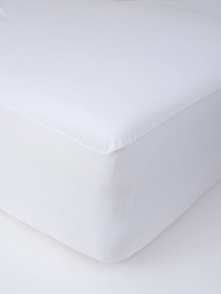 Nepriepustné jersey prestieradlo 200 x 200 cm - biele