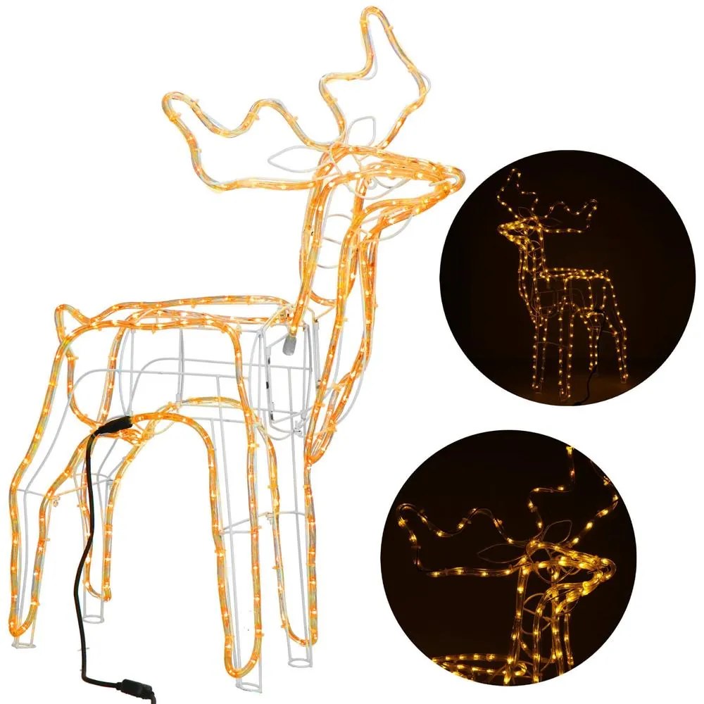 LED sob 85 cm – vianočná svetelná dekorácia Springos CL1218 (teplá biela)