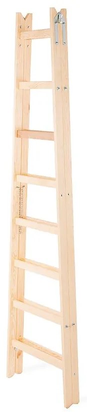 Drevený rebrík dvojstranný 8-stupňový 150 kg