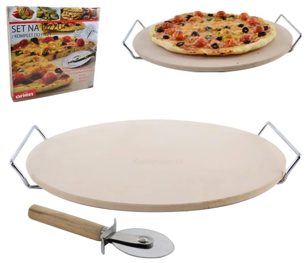 Kameň na pečenie kamenina/drôt, 33 cm