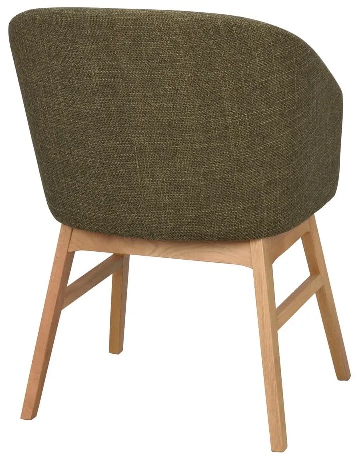 Zelené čalúnené jedálenské kreslá v súprave 2 ks Windham – Rowico