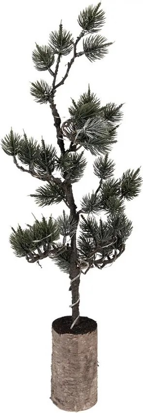 Dekoratívny svietiaci ihličnatý stromček na podstavci Bonsai Tree LED - 20 * 17 * 60 cm / 3 * AAA