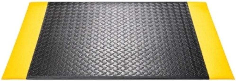 Gumová rohožka 650 Base+ Economic black/yellow, 90x150, čierna, chodba / predsieň, Hamat