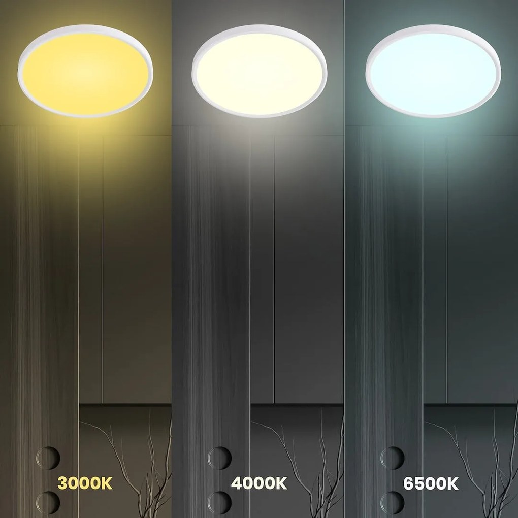 Stropné LED svietidlo Maq, 1x LED 24w, 3000-6500k, w