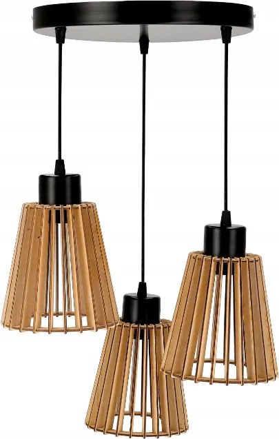 BERGE LED stropné závesné svietidlo - 3xE27 - LUCA04