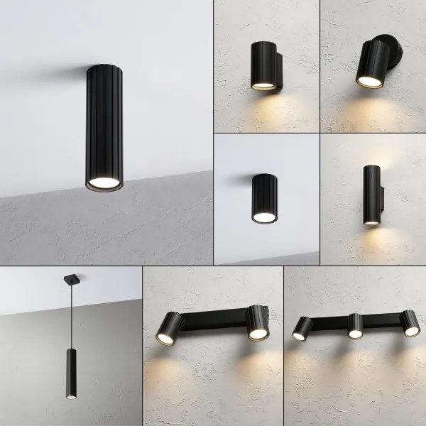 Brilagi - Bodové svietidlo CRISPINA 1xGU10/10W/230V 20 cm čierna