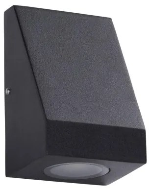 Searchlight 2041-1BK - LED Vonkajšie nástenné svietidlo DOOR LED/7W/230V IP44