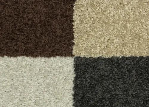 Koberce Breno Kusový koberec LOTTO 923/FM7X, hnedá, viacfarebná,67 x 120 cm