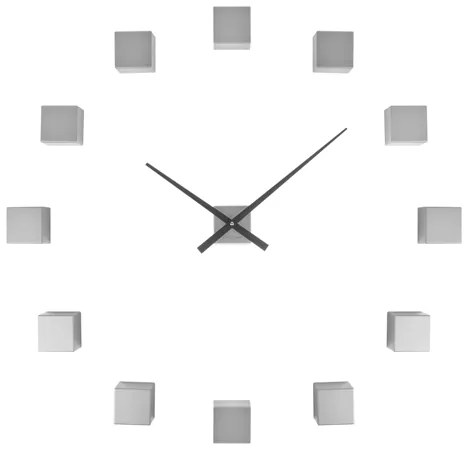 Nástenné hodiny Karlsson KA5698SI Diy Cubic Silver