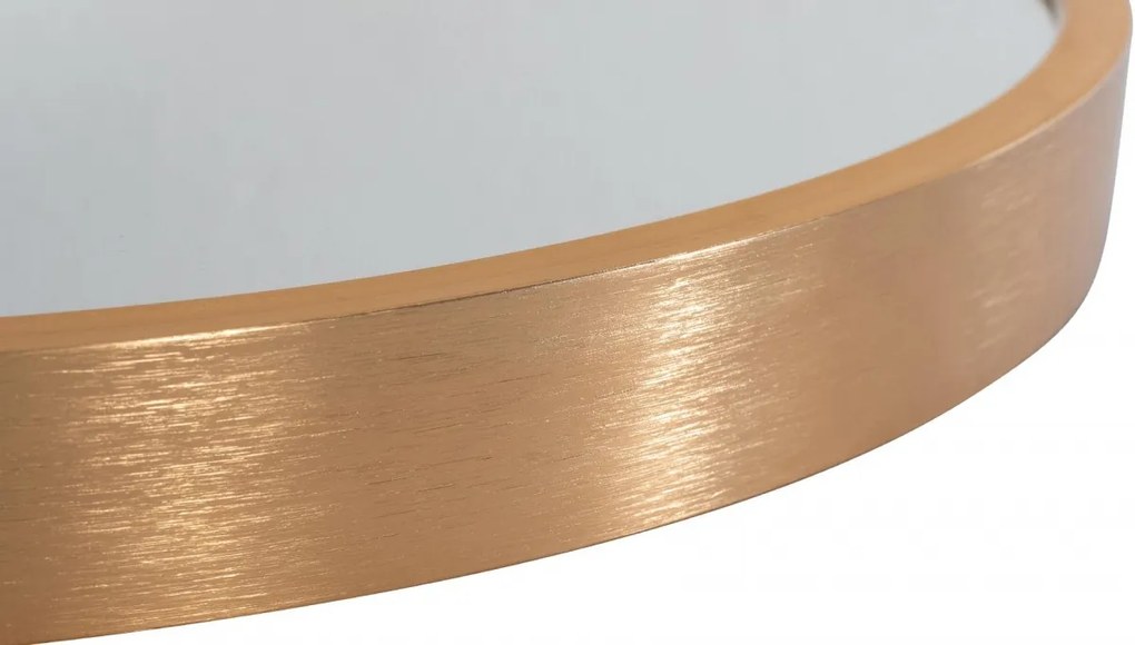 Nástenné zrkadlo Elsie L 323826 - 60x60 cm - Zlatá mat
