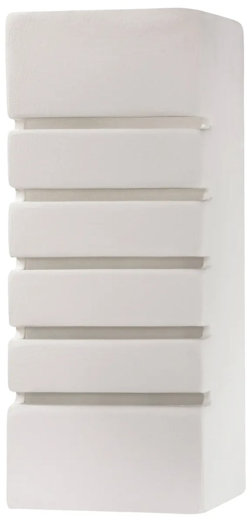 Nástenné svietidlo Samir, 1x biele keramické tienidlo