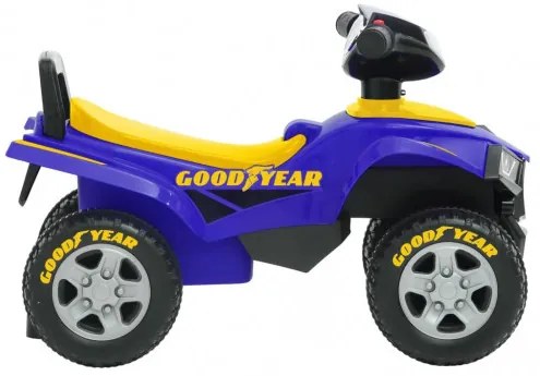 vidaXL Detská odrážacia štvorkolka Good Year modrá-