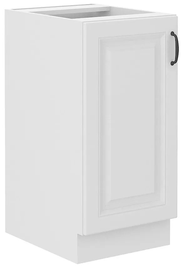 Kuchynská skrinka STILO biely mat/biely 40d 1f bb