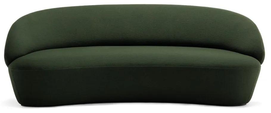 Zelená vlnená pohovka EMKO Naïve, 214 cm