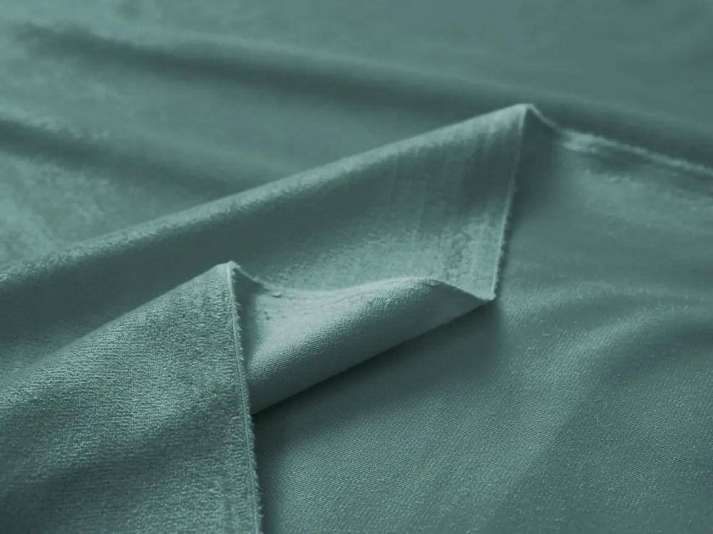 Biante Zamatový záves Velvet Prémium SVP-022 Ľadovo zelený 135x170 cm