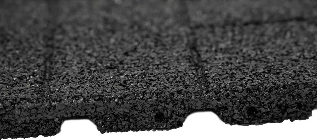 Gumová dlaždica ASLON Design 50 x 50 cm, čierna