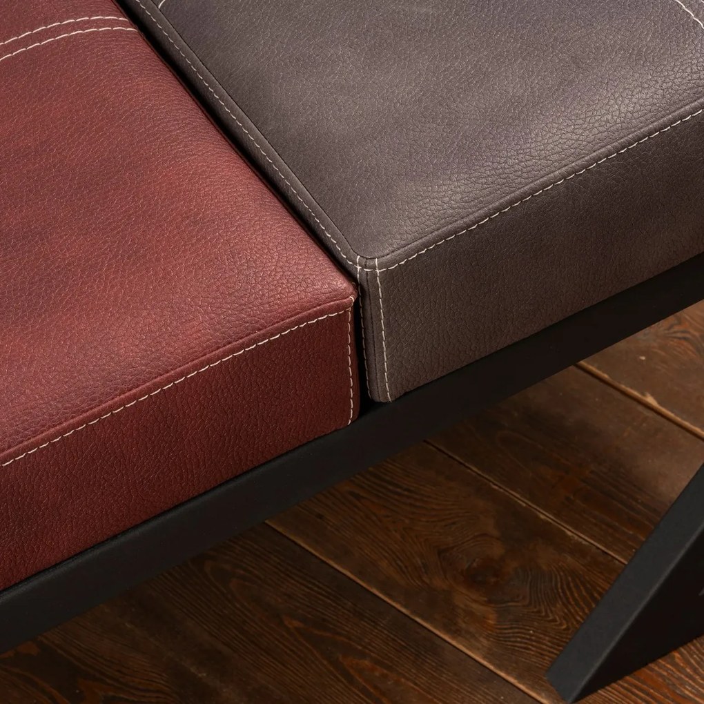 Lavica Brda Anthracite and Claret Red