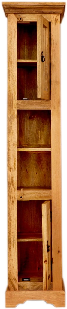 furniture-nabytek.cz - Dřevěná skříňka do koupelny z masivu mango 40x190x35