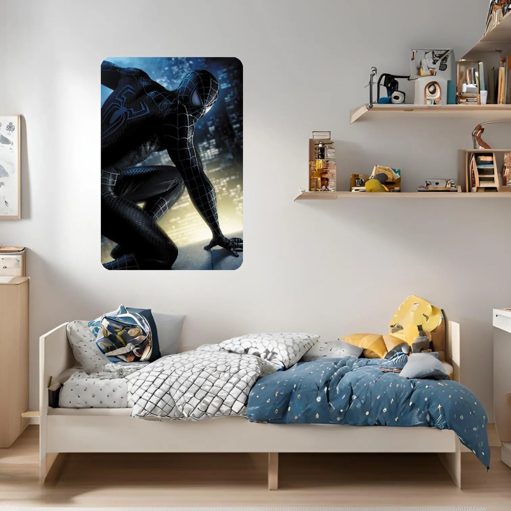 60x90cm Spiderman - textilná nálepka na stenu