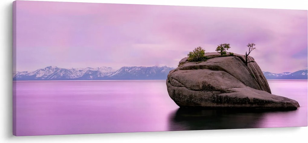 Obraz kameňa v mori (120x50 cm)