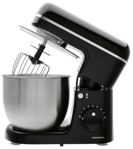 Silvercrest® Kuchynský robot SKM 600 E1, čierna (100392804)