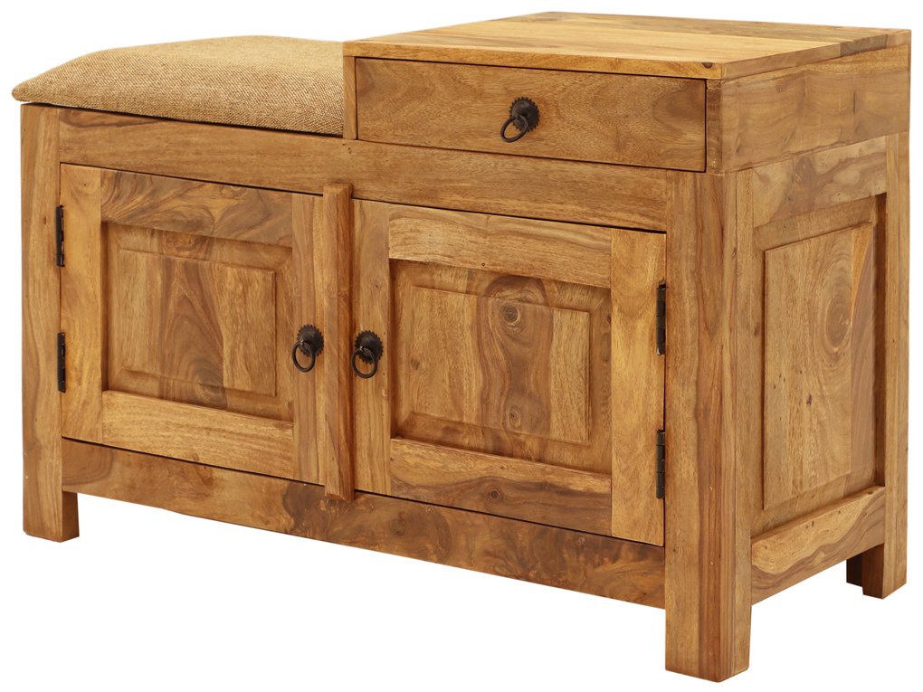 furniture-nabytek.cz - Drevený botník 90x60x40 z masívu palisander
