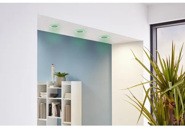 Eglo 32881-SÚPRAVA 3x LED RGB stmievateľných podhľadových svietidiel FUEVA-C 1xLED/3W/230V