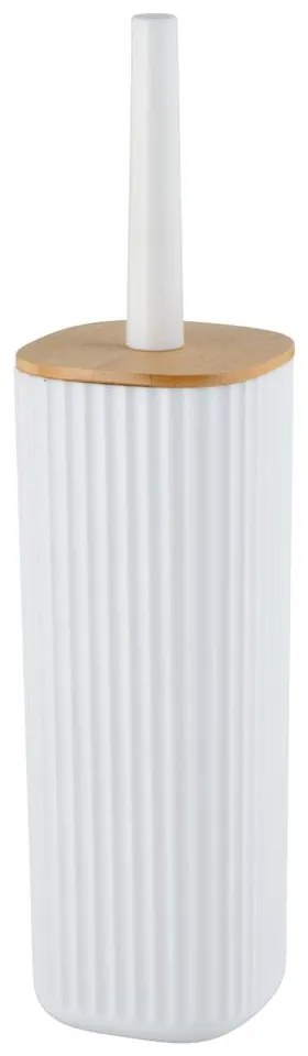 Biela toaletná kefa Wenko Rotello