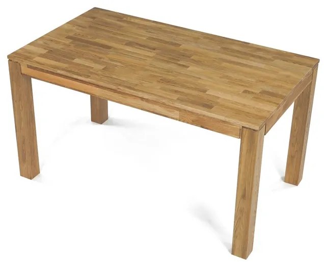 Autronic BONTEC Jedálenský stôl 140x80cm, masív, prírodný, DS-H140 DUB Farba: Prírodné