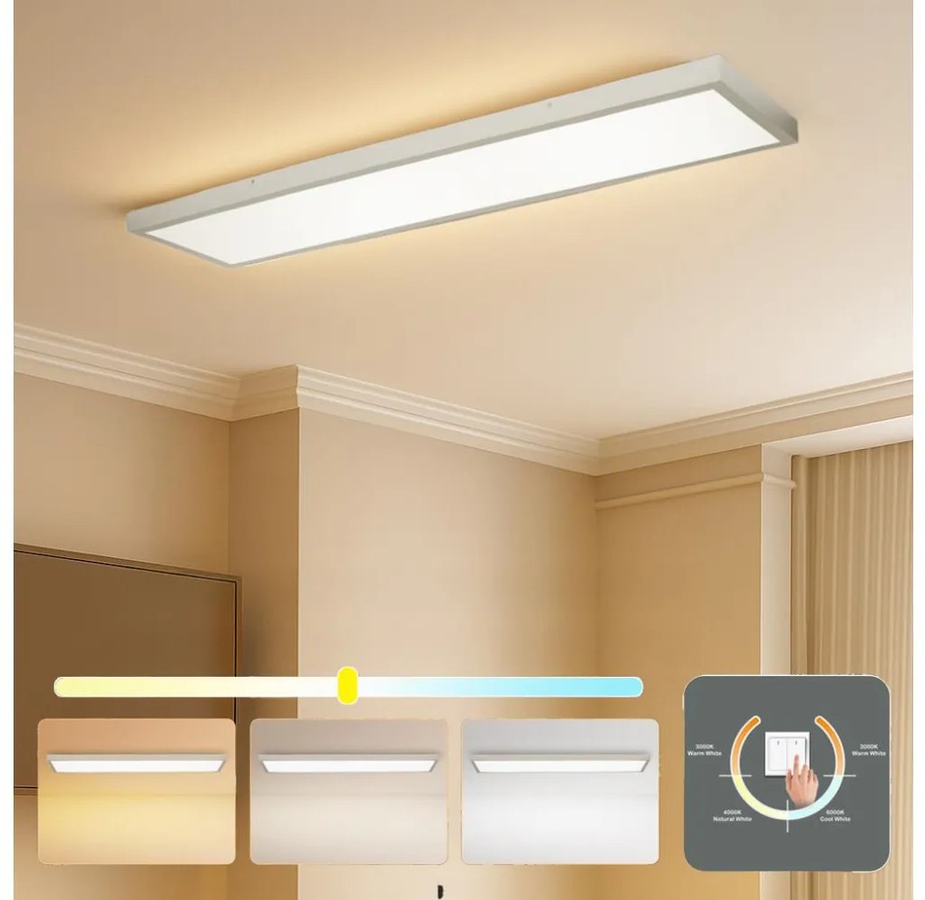 Brilagi - LED kúpeľňové svietidlo FRAME LED/50W/230V 3000/4000/6000K 120x30 IP44
